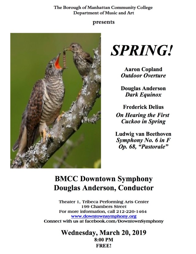 2019 - Spring! Concert Flyer - Mar 20 2019